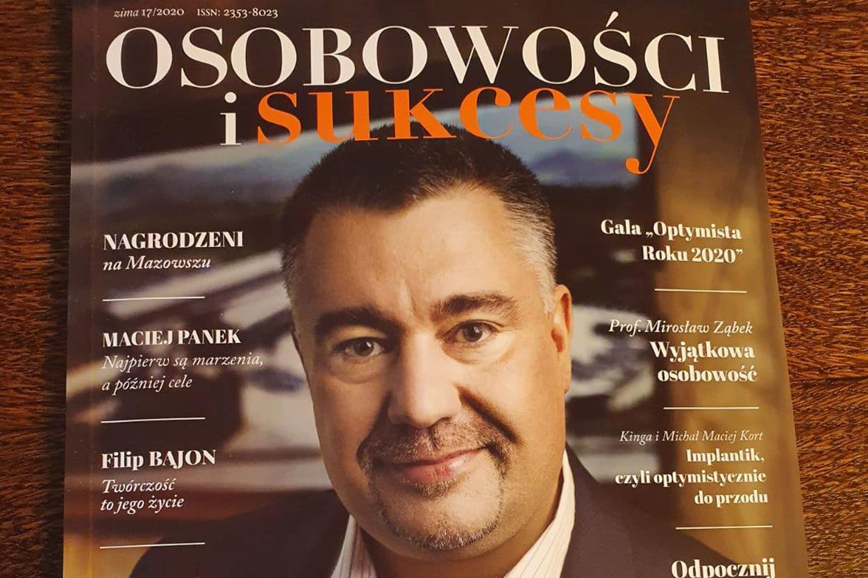Wywiad z Andrzejem Balasem w magazynie "Osobowości i Sukcesy"